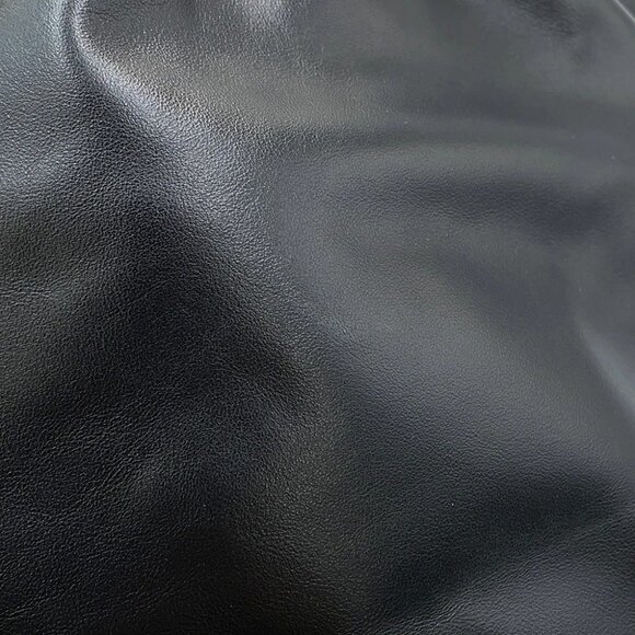 PRADA Duet Drawstring Bag Shoulder Bag Soft Calf Leather Black 1BH038 - Picture 5 of 16